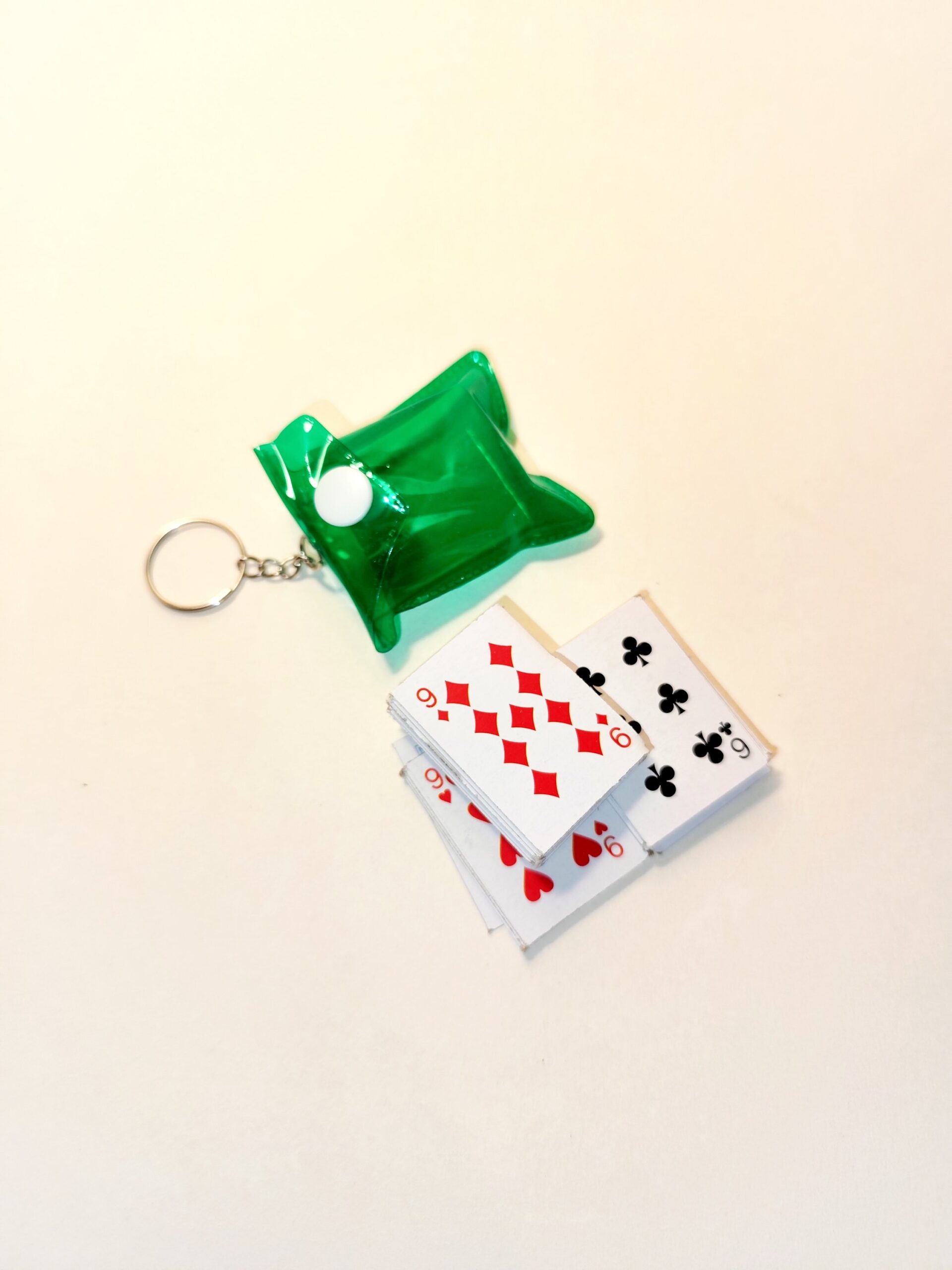 Mini naipes llavero