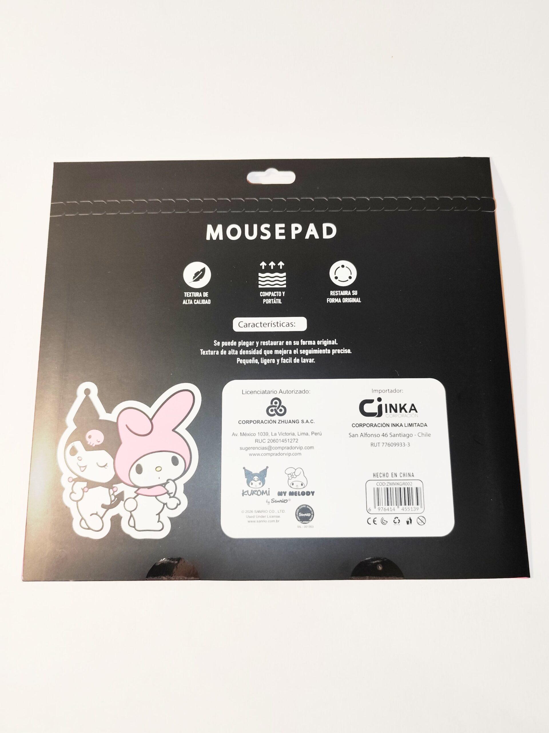 Mousepad My Melody Kuromi